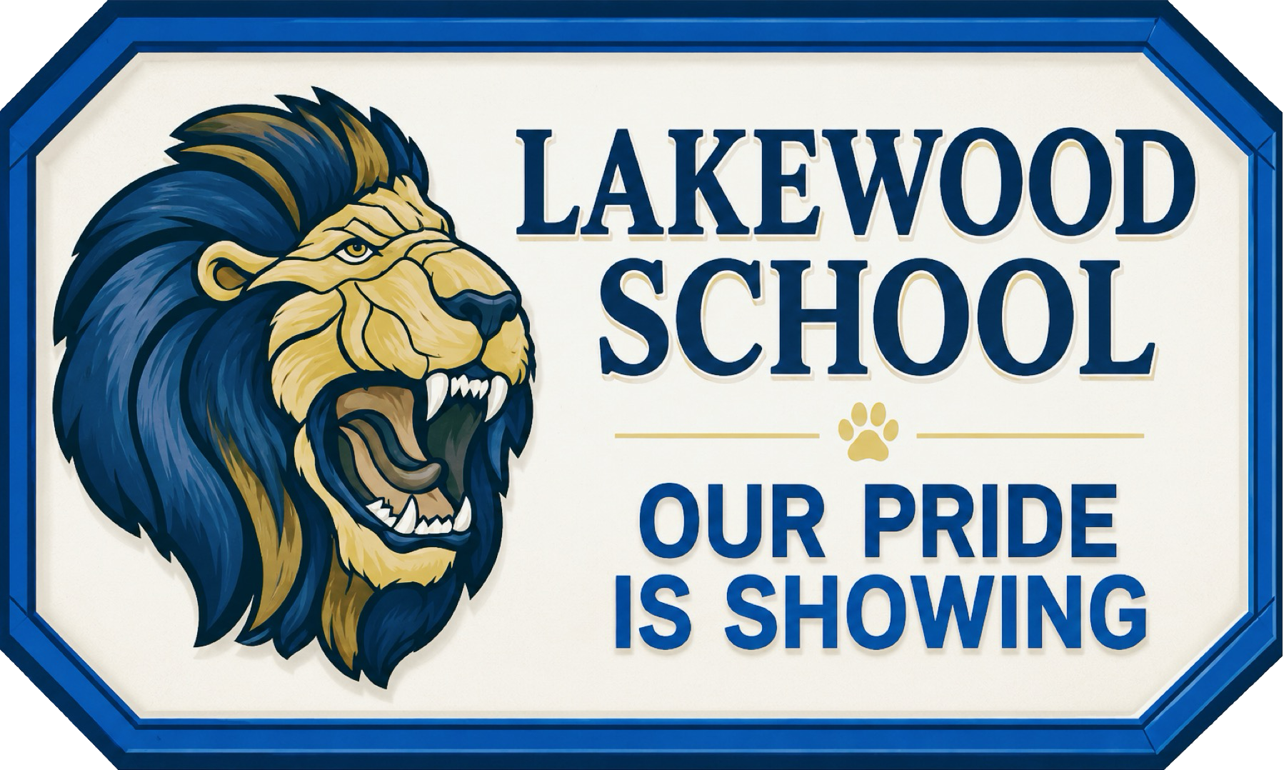Lakewood School line drawing